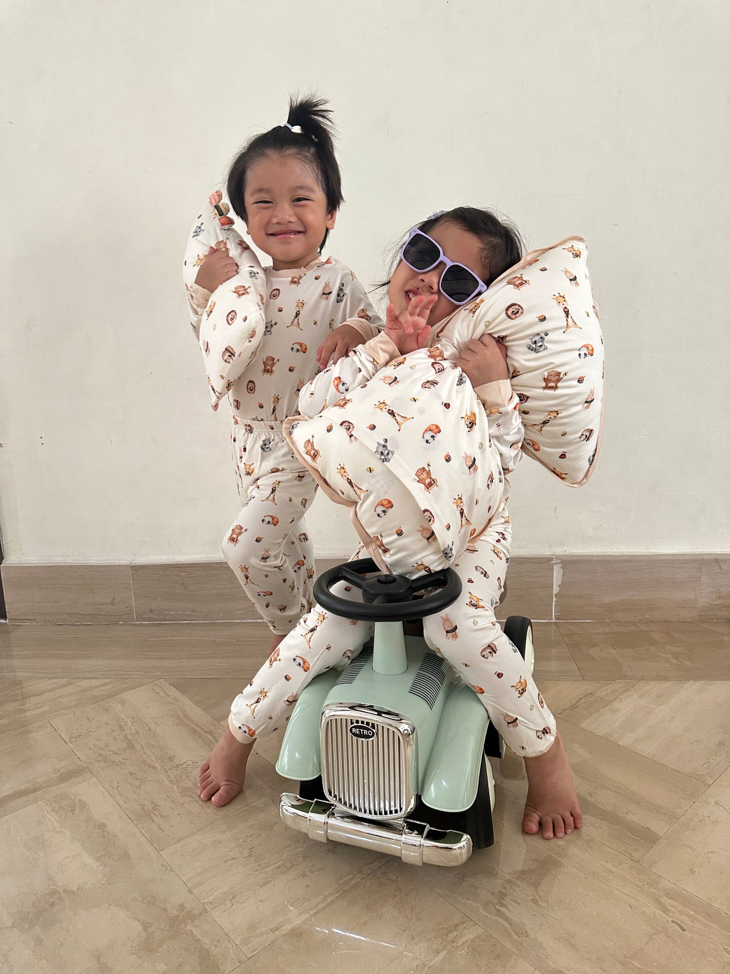 Snoozing In Sushi Wonderland Bamboo Pyjamas