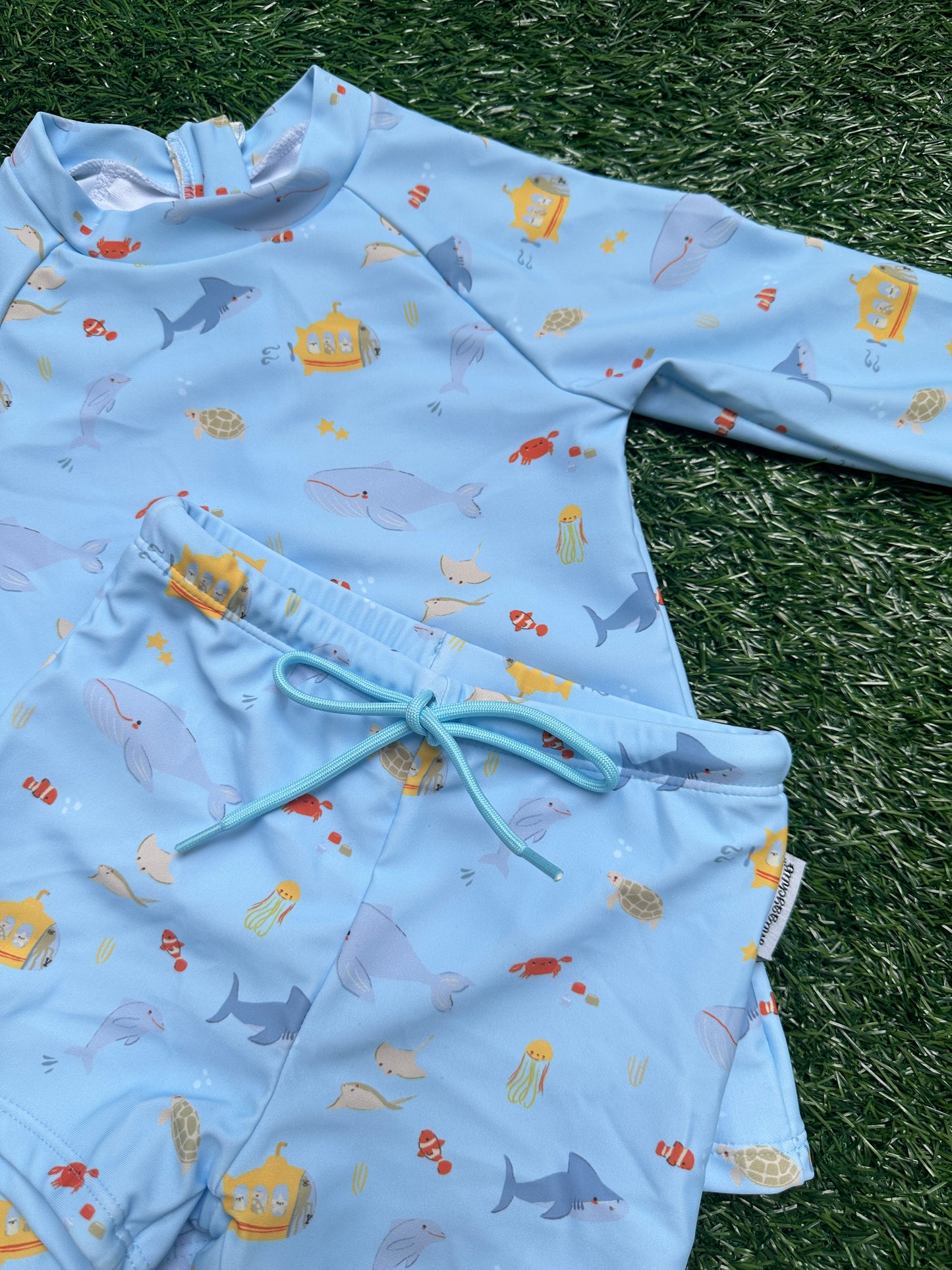 Sea Aquarium Kids' Swimwear 2-Piece Set