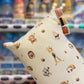 Snoozing in Sushi Wonderland Bamboo Pillow